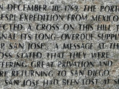 Portola Crespi Expedition Cross