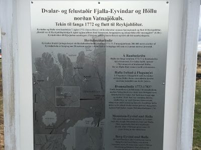 The Plaque commemorating Icelandic outlaws