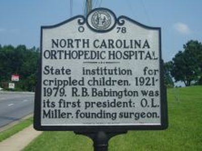 NORTH CAROLINA ORTHOPEDIC HOSPITAL