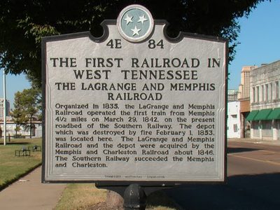 The First Railroad in West Tennessee