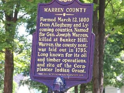Warren County Historical Marker