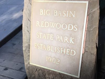 Big Basin Redwoods State Park Established 1902