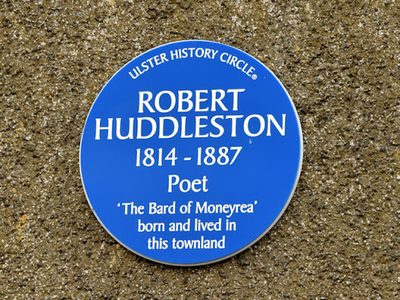 Robert Huddleston plaque, Moneyrea