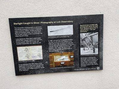 Starlight Caught in Silver: Photography at Lick Oberservatory