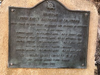 Four Early Americans in California