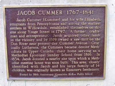 Jacob Cummer 1797-1841