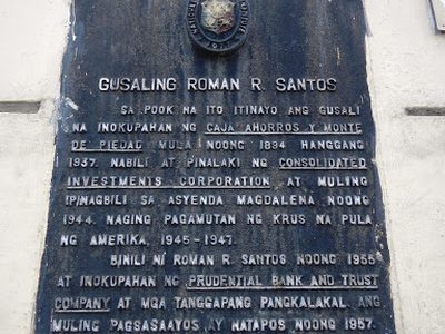 Roman R. Santos Building historical marker