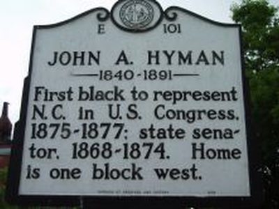 JOHN A. HYMAN 1840-1891