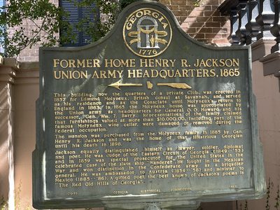 Former home Henry R. Jackson Union Army headquarters, 1865
