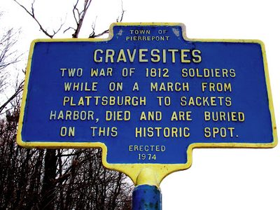 Gravesites of two War of 1812 Soldiers