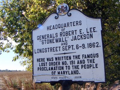 Headquarters of Generals Lee Jackson and Longstreet