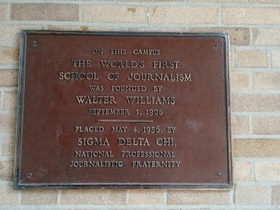 The World's First School of Journalism
