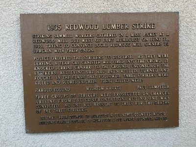 1935 Redwood Lumber Strike