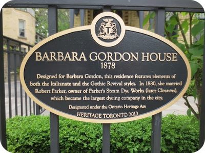 Barbara Gordon House 1878