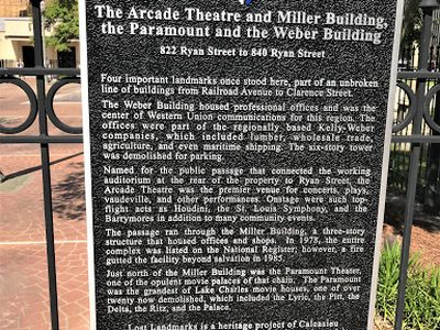 The Arcade Theatre and Miller Building, the Paramount and the Weber Building