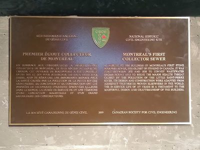 Montreal's First Collector Sewer