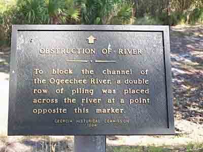 Obstruction of River