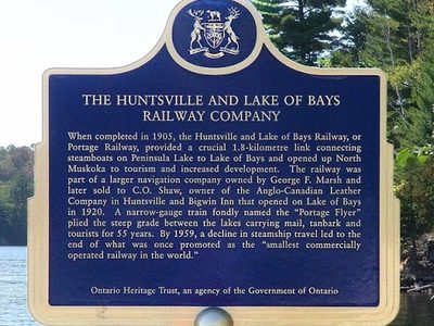 The Huntsville and Lake of Bays Railway Company