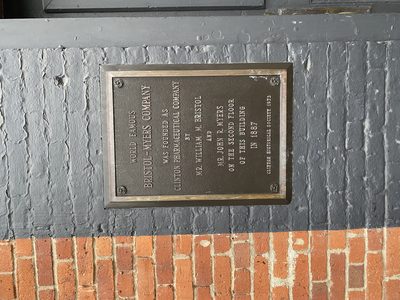 Bristol-Myers founded here