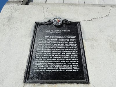 Pablo Araneta y Soriano historical marker