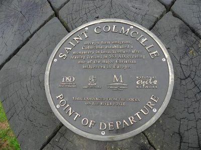 St Colmcille Plaque, Derry / Londonderry