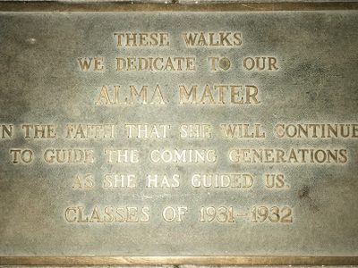 Memorial Union Walkway Dedication