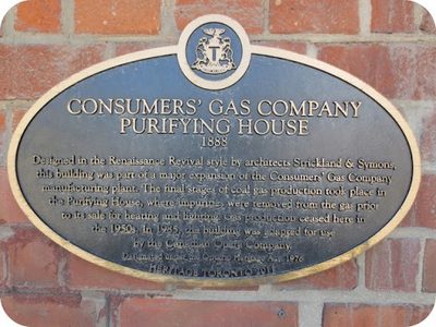 Consumers' Gas Company Purifying House 1888