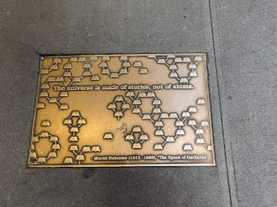 Library Walk: Muriel Rukeyser, "The Speed of Darkness"