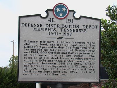 Defense Distribution DepotMemphis, Tennessee1941-1997