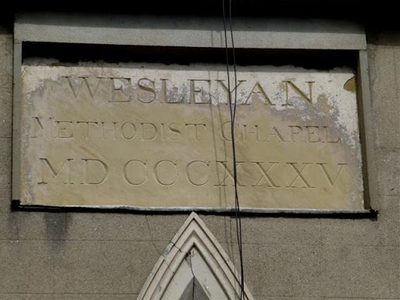 Plaque, Wesleyan Chapel 1852, Wexford
