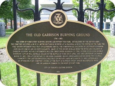 The Old Garrison Burying Ground 1794-1863