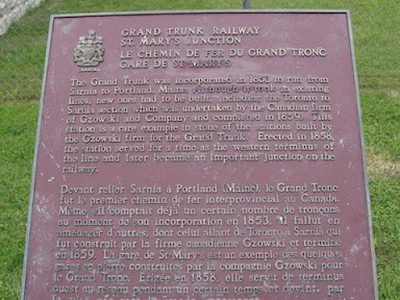 Grand Trunk Railway St. Mary's Junction