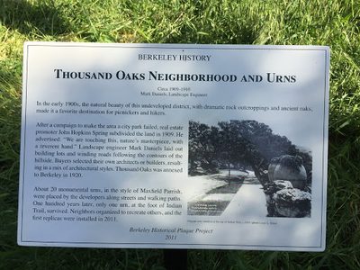 Thousand Oaks Neighborhood and Urns