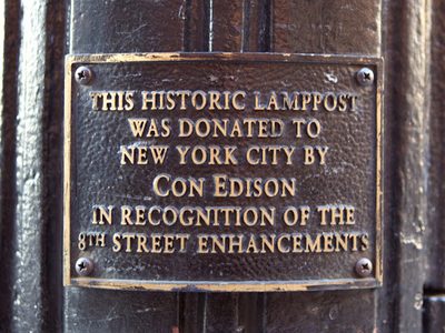 This Historical Lampost