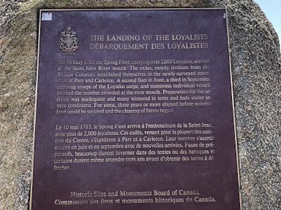 The Landing of the Loyalists