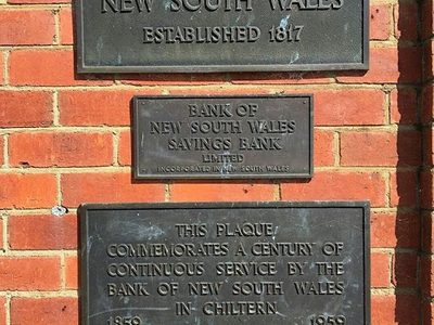 Bank of New South Wales, Established 1817