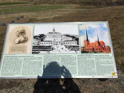 Informational plaque about Jón Eiríksson