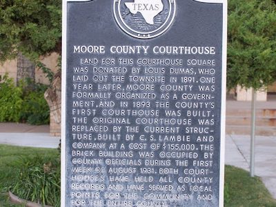 Moore County Historical Marker