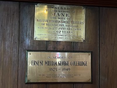 Jane Travers and Ernest Coleridge