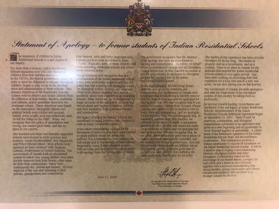 Statement of Apology (Inuvik Hospital)