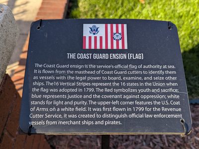 The Coast Guard Ensign (Flag)