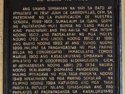 Paco Church (1999) historical marker