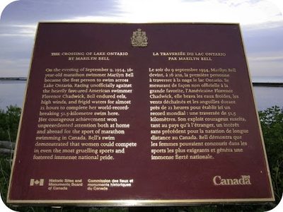 The Crossing of Lake Ontario by Marilyn Bell