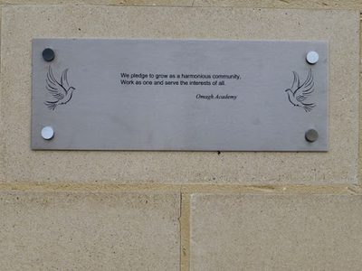 Peace pledge, Omagh Academy