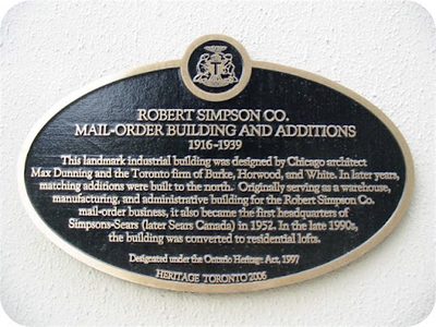 Robert Simpson Co. Mail-order Building and Additions 1916-1939