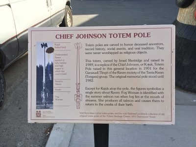 Chief Johnson Totem Pole