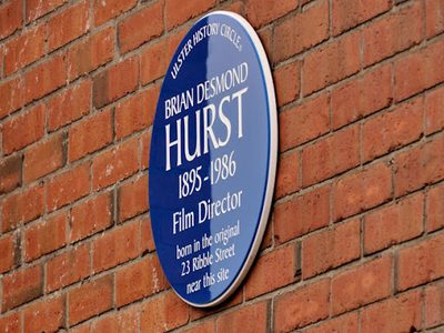 Brian Desmond Hurst plaque, Belfast