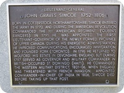 Lieutenant-General John Graves Simcoe 1752-1806
