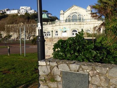 Commemorative plaque, Princess Parade, Torquay