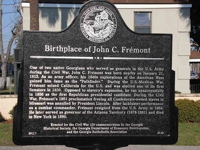 Birthplace of John C. Fremont